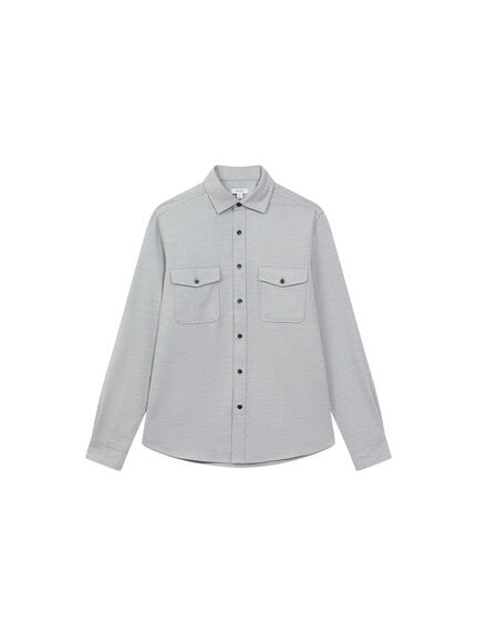 Chaser Button Front Twin Pocket Overshirt